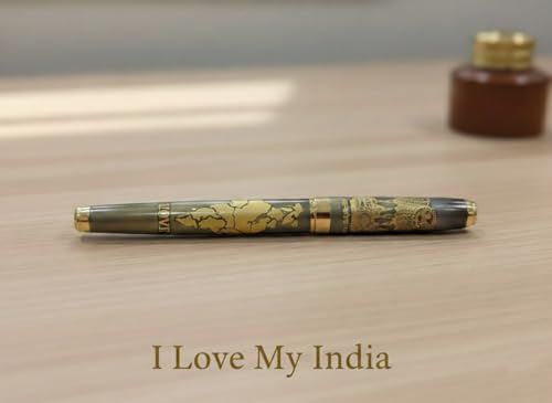 Image of Luxury Personalized Metal Pen | Custom Name Engraved Signature Pen | Smooth Blue Ink Ballpoint Pen | Premium Executive Writing Pen | Ideal for Office, Business, Corporate Gifting