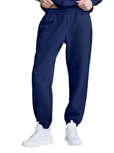 Image of Champion Women's Cinched-Bottom Fleece Sweatpants, Oversized Fit, Midweight