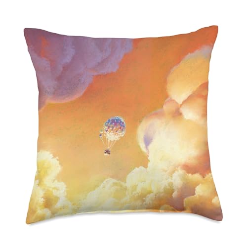 Disney and Pixar’s Up Pastel Sunset House Balloon Throw Pillow