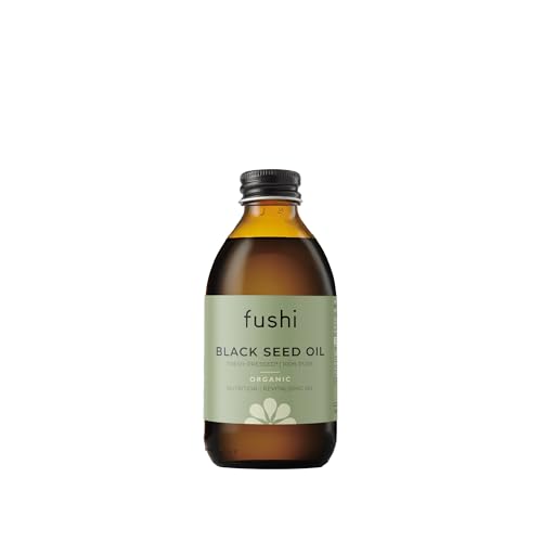 Fushi Black Cumin Seed Oil 100 ml | Fresh-Pressed | Rich in Omega 6 9 vitamin B1 B2 B3 | Best for Dry Skin Flaky Skin & Inner Health | Manufactured in the UK | Packaging may vary