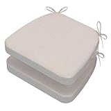 👉🪑[Coussin de chaise élégant] : doux, simple et élégant. Conçu pour les coussins de chaise et de tabouret ronds carrés de jardin, les coussins de chaise et de tabouret ronds carrés de salle à manger, le patio, l'ensemble de balançoire, les sièges de salle à manger, la table de patio et les sièges de pelouse en plein air. Ces coussins de tabouret rond carré sont épais et confortables, vous permettant, ainsi qu'à vos invités, de vous détendre et de soulager la pression sur vos hanches et vos