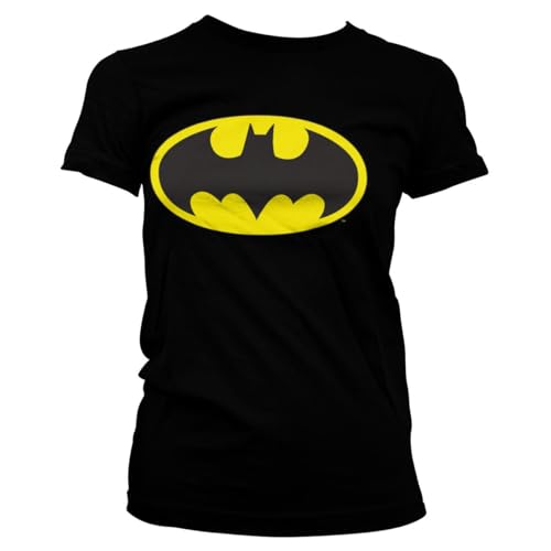 T-Shirt Batman Femme avec logo Bat-Signal sous licence officielle