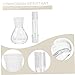 Veemoon Gravity Glass Pycnometer with Perforated Stopper Empty Bottle for Measuring Liquid Density Laboratories Schools and Industrial Applications