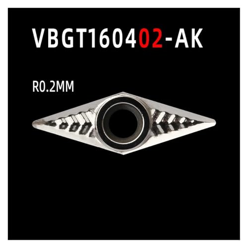 Insert carbure VBGT160402 de qualité supérieure pour finition de surface miroir - 3