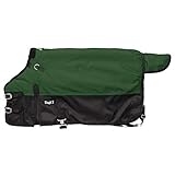 Tough 1 600D Waterproof Poly Miniature Turnout Blanket, Hunter Green, 46