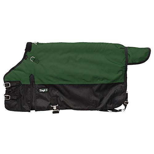 Tough 1 600D Waterproof Poly Miniature Turnout Blanket, Hunter Green, 46