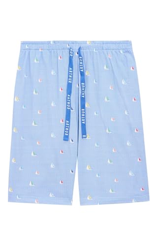 Short de pyjama homme en coton bio léger pour des nuits d'été fraîches