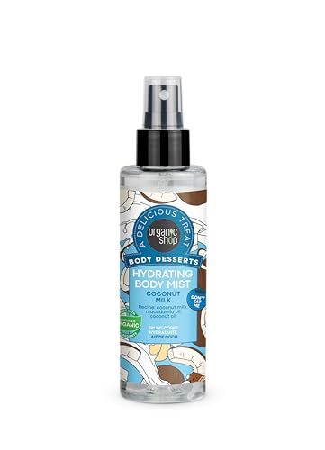 ORGANIC SHOP BODY POSERTS COCONUT MILK SPRAY CORPORAL HIDRATANTE 200 ML VAPORIZADOR