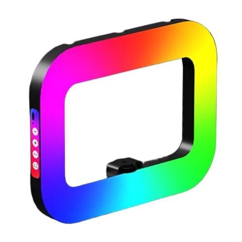 Lampe anneau portable batterie 1500 mAh éclairage réglable 2500K-8500K pour boîtier photo