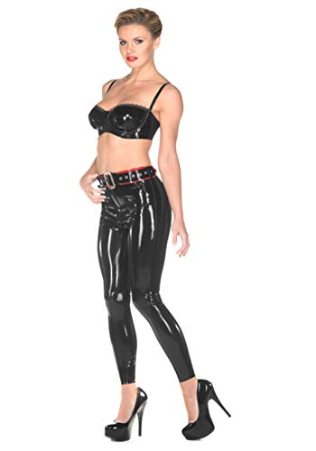 Latex Gummi Rubber Thinner Jeggings Tights Trousers Slim Pants 0.4mm2