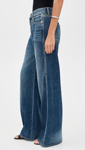 Veronica Beard Jean Women's Kasey Mid Rise Wide Leg Jeans4