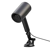 Uozonit Calentador y descongelador portátil giratorio de 360 grados, descongelador ajustable de 2 modos para viajes, noche de invierno, niebla, mañana, estacionamiento, viajes, conducción, viajes al