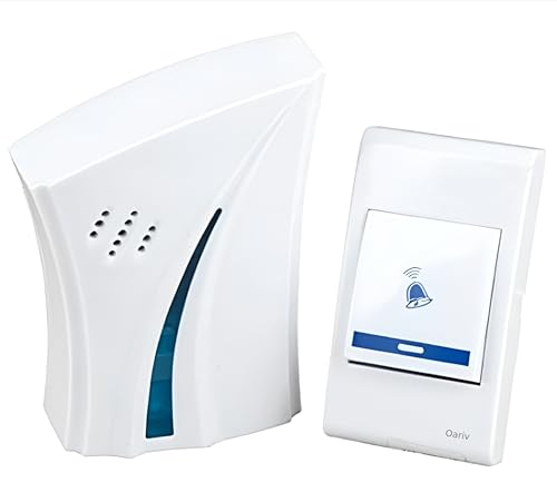 Image of Wireless Doorbell | Battery Powered Long-Range Door Chime with Various Ringtones | Ideal for Home, Office, Shop Us (Multi design)