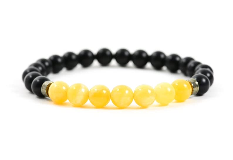 Bracelet porte-bonheur en pierres naturelles 8mm, cadeau idéal pour homme et femme