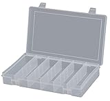 Fabricado por Durham. Durham SP6-CLEAR - Caja pequeña con 6 compartimentos