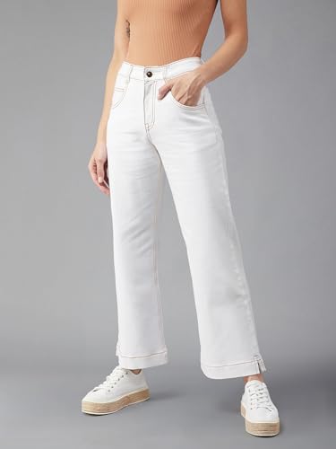 Image of Dolce Crudo Women's High Waist Straight Fit Jeans