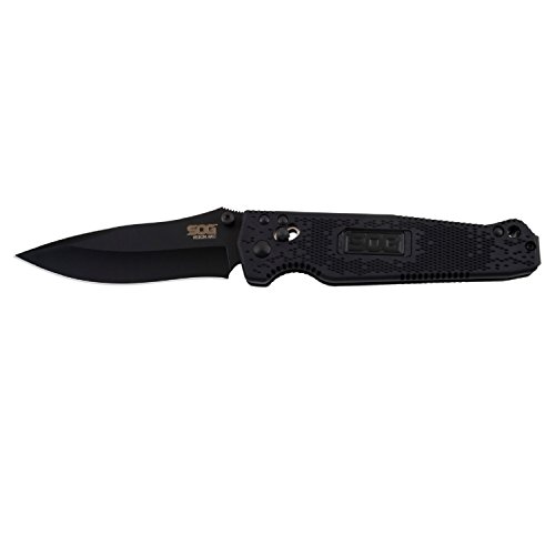 SOG Vision Arc Folding Knife | 3.8-Inch VG-10 Black TiNi Blade, Arc-Lock (VS03)