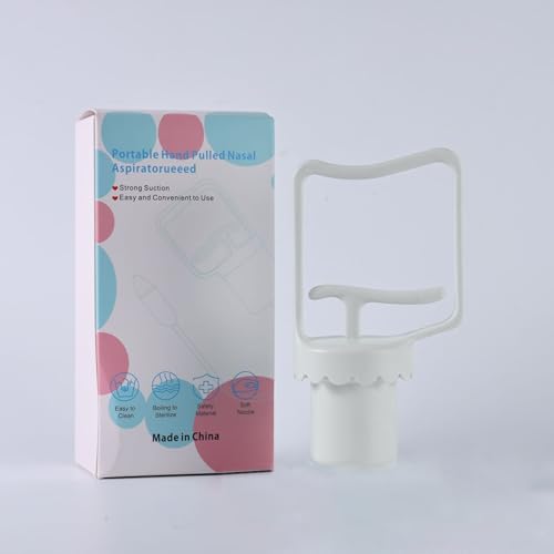 Image of Nasal Aspirator for Baby - Powerful Hand Pump and Additional Silicone Nose Tip -Invasive Tip for Quick, Quiet Suction, Clear Clogged Passages & Boogers