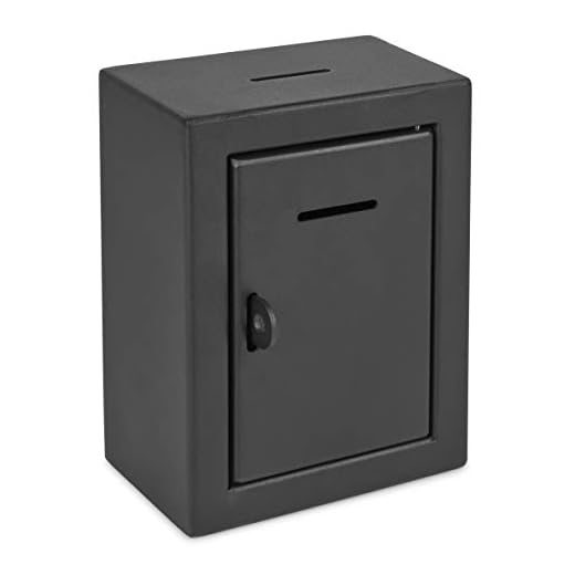 Secure Steel Donation Box for Charity