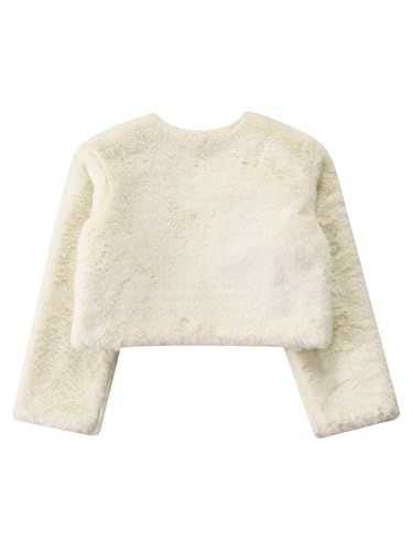 Kids Girls Long Sleeve Cardigan Shrug Bolero Flower Girl Dress Cover Overcoat4