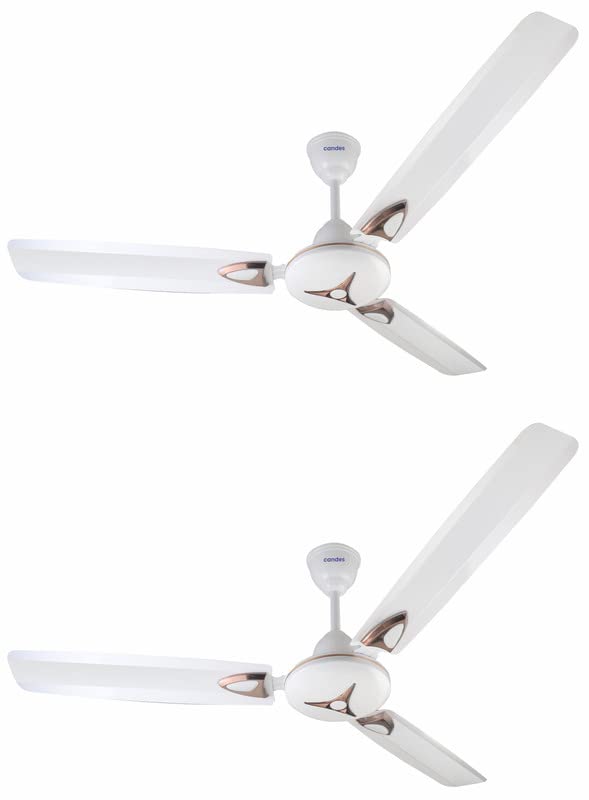 Candes Star 1200mm/48 inch High Speed Anti-dust Decorative 5 Star Rated Ceiling Fan 405 RPM with 2 Yrs Warranty (White, Pack of 2) at Rs. 2349