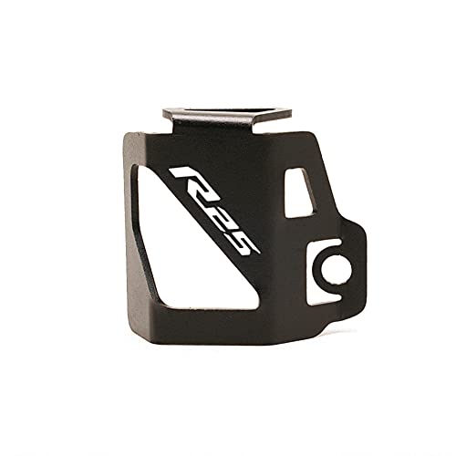 WHONG Protector De Cubierta para Motocicleta, Depósito De Líquido De Freno Trasero, para Ya-Ma-Ha R3 YZF-R3 YZFR3 R25 YZF-R25 2015-2021, Accesorios Moto,Negro,R 25 Cover