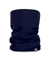 DANISH ENDURANCE Merino Multifunktionstuch, Winter Schlauchschal, Loop Schal, Stirnband oder Nackewärmer,Atmungsaktiv&Warm, Unisex, für Damen & Herren, Dunkles Marineblau, Einheitsgröße