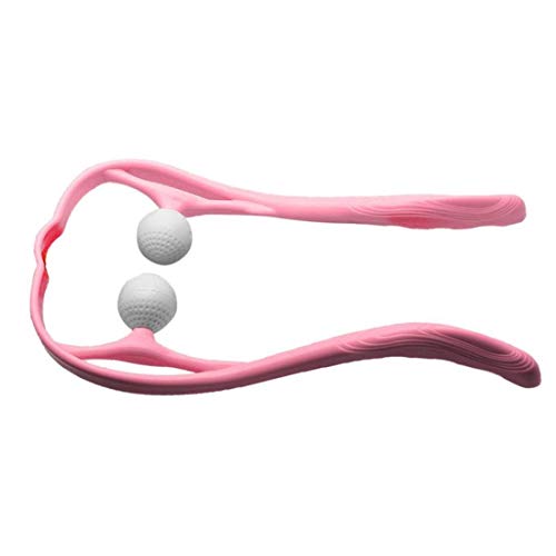 Clearance Deals Neck Massager U Shape Manual Kneading Neck Shoulder Body Massage Ball Tool