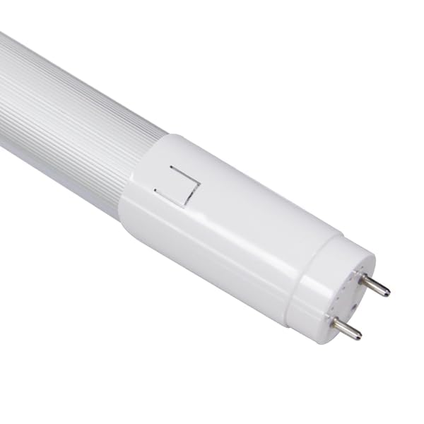 VoltShine Tubo LED T8 1.2m 20W, mitad aluminio y mitad plástico, ideal para iluminación eficiente en oficinas y hogares.
