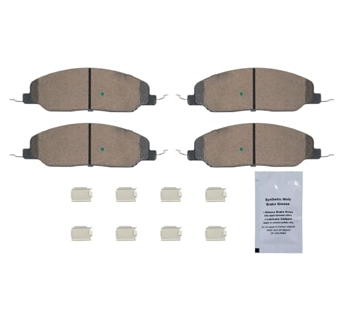 Image of HUSCH D1464 Front Ceramic Brake Pads Kit Fit For Ford Mustang 2011-2014