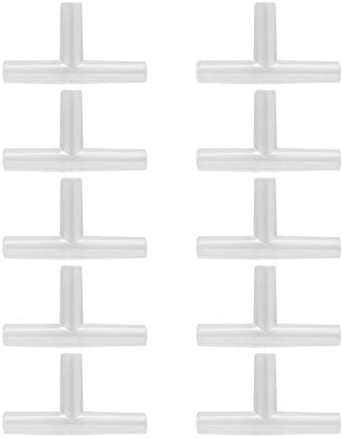 10Pcs Aquarium 3 Way T Connector Tubing Air s for Fish Tank Oxygen Pump