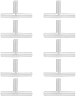 LANDUM 10Pieces Aquarium 3 Way T Connector Tubing Air Valves for Fish Tank Oxygen Pump