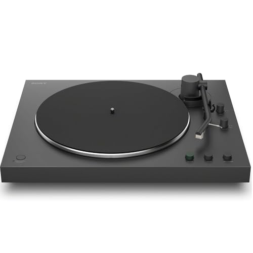 Image of Sony PSLX3BT Full Auto Playback Turntable with Bluetooth Connectivity Black Bundle with Deco Essentials 2YR CPS Enhanced Protection Pack