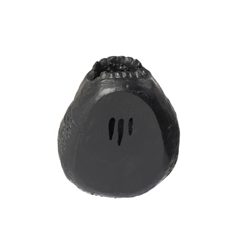Aztec Death Whistle, Up To125+ Decibels Loud Real Screaming Aztec Death Whistle Loudest Authentic Human Authentic Human Sounding Screams Emergency Whistle Halloween Costumes Gift (Black)