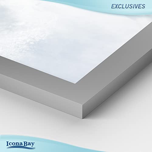 Icona Bay 8x10 Picture Frames (Gray, 3 Pack), Sturdy Wood Composite Photo Frames 8 x 10, Sleek Design, Table Top or Wall Mount, Exclusives Collection - Thumbnail 2