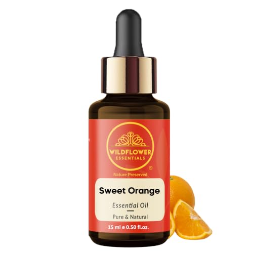 Image of Sweet Orange Essential Oil | Sweet Citrus Aroma for Diffusers, Relaxing Spaces & DIY Creations | Pure Brazilian Orange Rinds for Soap, Candles & Blends15ml (0.5 oz)