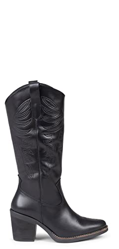 DALLAS - Bottes cowboy hautes NOIR, EU 39 Cover