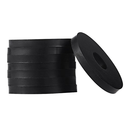 Andoer 4 pares de travas de borracha com alça de guitarra baixo