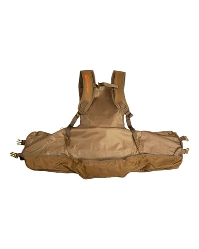 Banded Upland Strap Vest 3.0 1200D Water-Resistant Rip Stop Fabric - Brown - Adjustable Shoulder Straps - Rear Game Pouch2