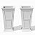 Veradek Fairmont Tall Plastic Planter - Large Outdoor Planter for Front Porch | Crack Resistant All-Weather Use | Classic Estate Design for Tall Plants, Flowers, Trees