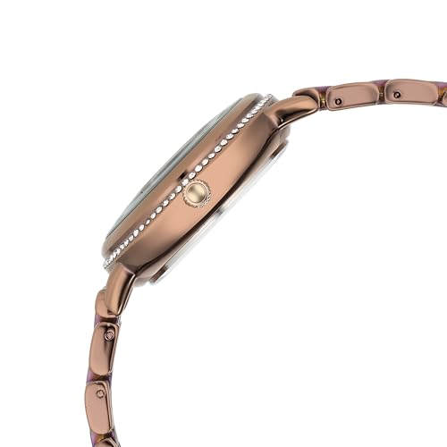 Image of Fastrack Vyb Enigma Brown Dial Alloy Strap Watch for Women