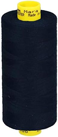 Gütermann Mara 120 2-thread sewing set 1000mtr/1093yd per Bobbin Sew-All Polyester Thread Black and White