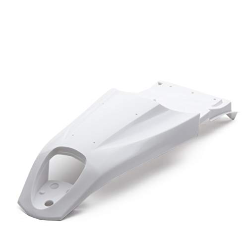  Parafango posteriore codone plastiche compatibile con KTM LC4 640 E 2001/2006 LC4 640 DUKE 2000/2006 LC4 400 E 1999/2001 bianco