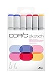 Copic Alcohol Sketch Marker Set, Floral 2, 6 Count