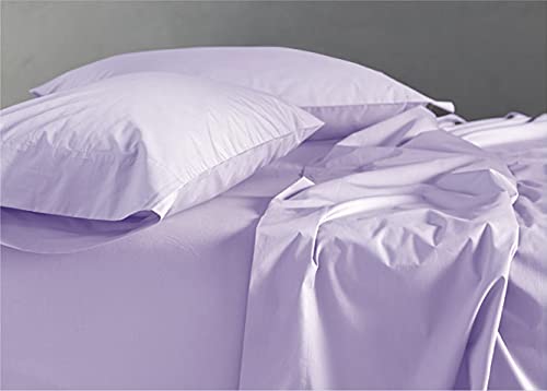 Bekind Online 100% Dreams Egyptian Giza Cotton Queen Soft Cooling Egyptian Giza 600-Tc Sheets, 100% Certified Giza Bed Sheets, My 4-Pc Giza Set, Fits Upto 15 Inch Deep Pockets Mattress - Lilac, Queen #TOP1