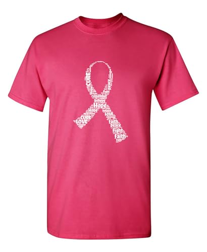 Feelin Good Tees Breast Cancer Awareness Support Pink Ribbon Graphic Mens Womens T-Shirt