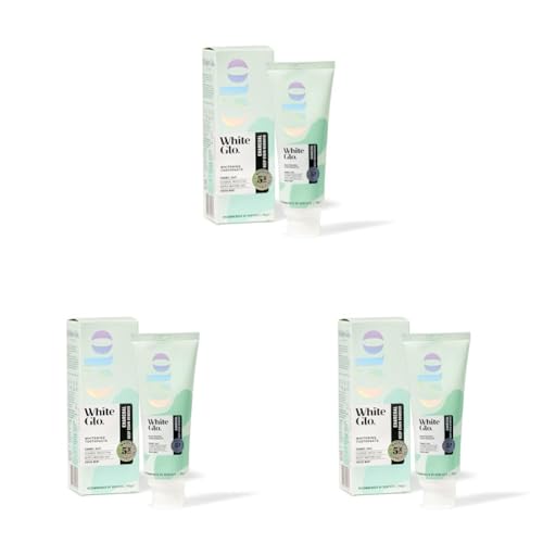 White Glo Charcoal Deep Stain Remover Whitening Toothpaste (205g) (Pack of 3)