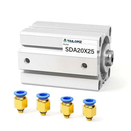 Vérin pneumatique TAILONZ PNEUMATIC SDA25-25 pour montage dans un petit espace