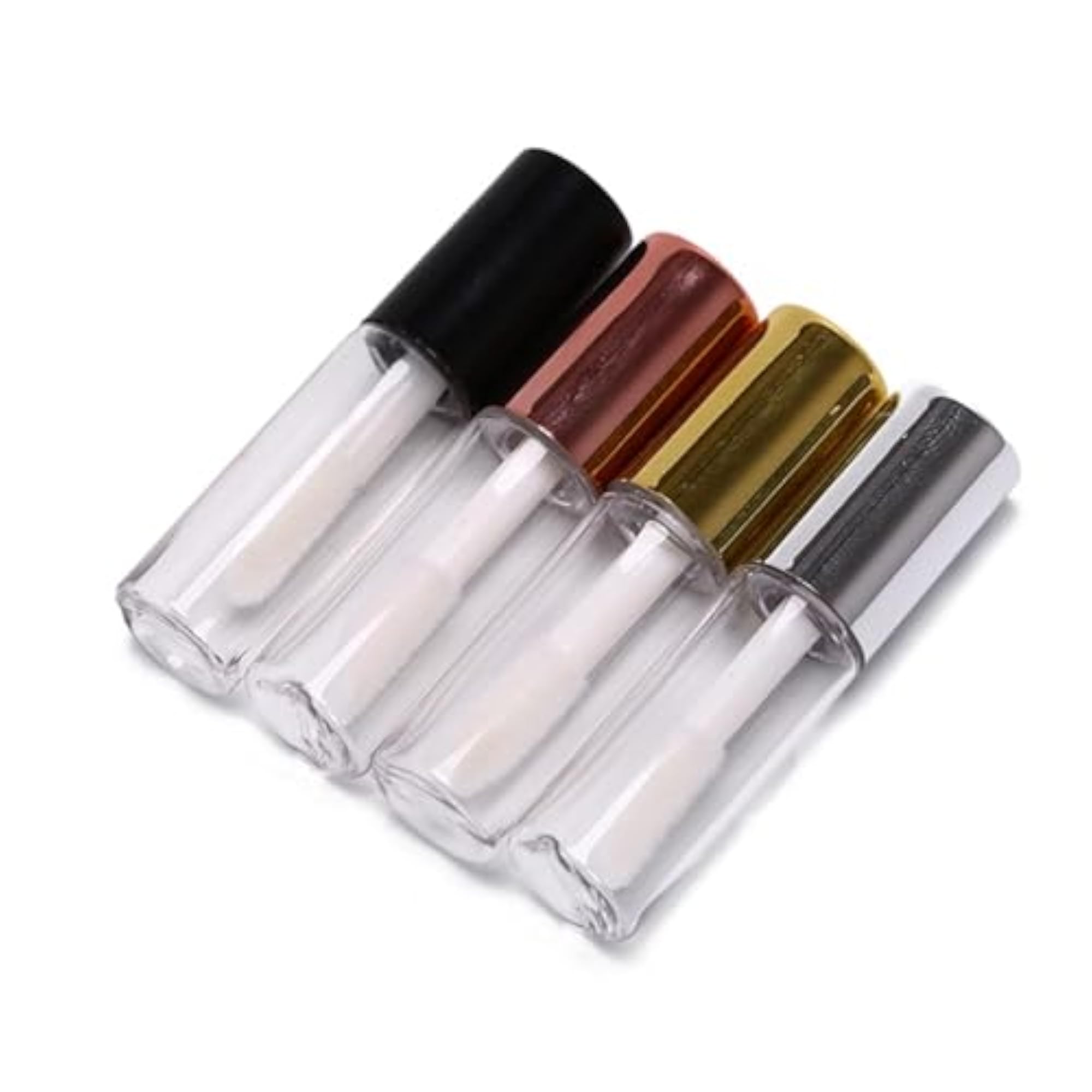 2x10Pcs Lip Gloss Bottles Refillable Transparent Tubes