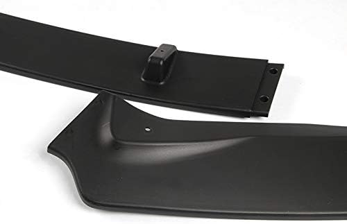 3PCS Front Bumper Lip Kit fit for Compatible with 2016-2019 Nissan Sentra, Sport-Style Splitter Trim Protection Spoiler, Air-Dam-Chin-Diffuser (Unpainted Matt Black)